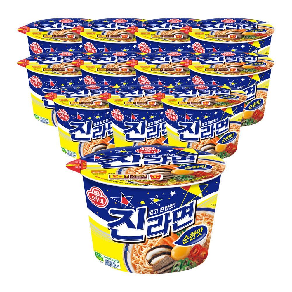 상품 이미지: 오뚜기 진라면 순한맛 큰컵라면 110g, 12개