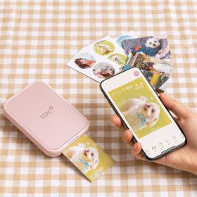 상품 이미지: 캐논 인스픽P2 PV-223 휴대용 포토프린터 로즈골드 색상+사은품 인화지20매 증정