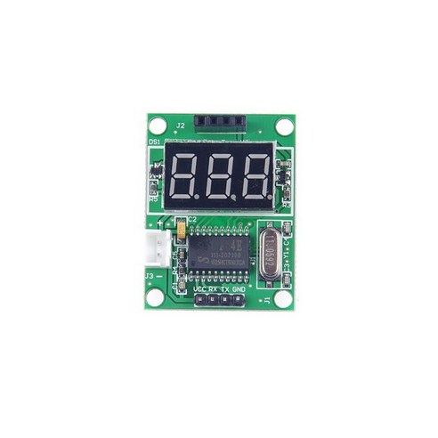 상품 이미지: HC-SR04 초음파 센서 전용 거리측정 테스터기 모듈 - 7세그먼트 LED 디스플레이 - DC 5V 지원