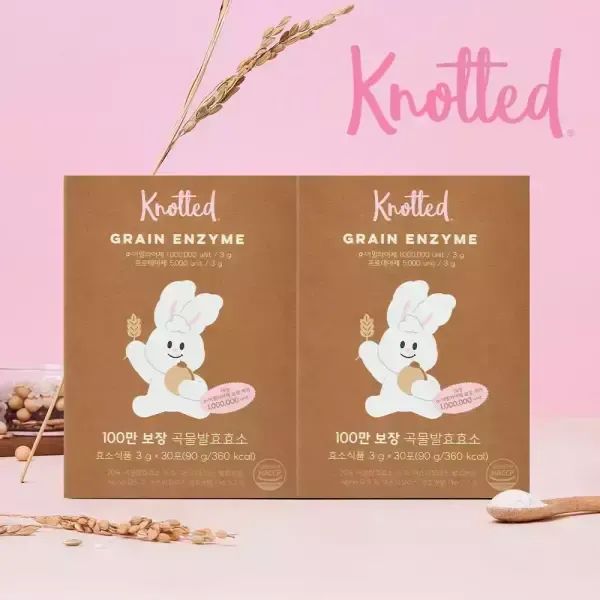 상품 이미지: [내일도착] 노티드 100만 보장 곡물발효효소 30포 2박스