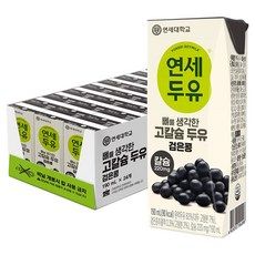 상품 이미지: 연세두유 뼈를 생각한 고칼슘 두유 검은콩, 190ml, 24개