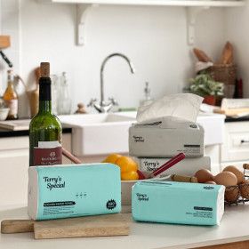 상품 이미지: 3겹 뽑아쓰는 키친타올 100매 X 9팩 신규 2색상 혼합 무형광 천연펄프 100% 키친타월 그레이피스타치오