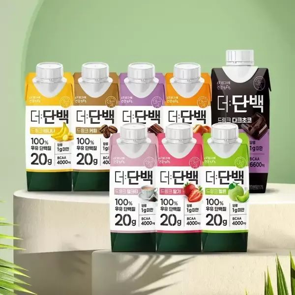 상품 이미지: 빙그레 더단백 드링크 8종 12팩 / 18팩 2박스 골라담기