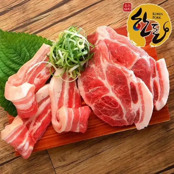 상품 이미지: 한돈 냉장 삼겹살 600g+목살 600g 총 1.2kg