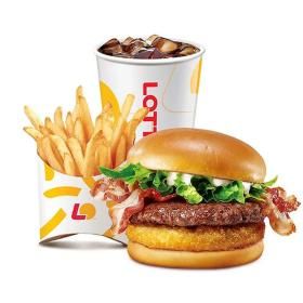 상품 이미지: (롯데리아) 모짜렐라 인 더 버거 베이컨 세트