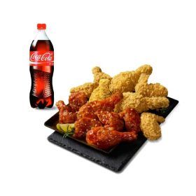 상품 이미지: (BBQ) 황올반+BBQ양념반(콤보)+콜라1.25L