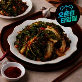 상품 이미지: 봄동겉절이 2kg 보성엔 녹차김치 전라도 겉절이 김치 / 국내산 / 당일제조 / HACCP 인증