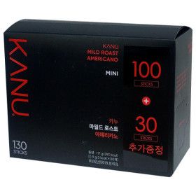 상품 이미지: 맥심 카누 미니 마일드로스트 아메리카노 130T 스틱 커피 원두 블랙