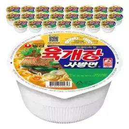 상품 이미지: 농심 육개장사발면 86g, 24개