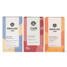 상품 이미지: 오설록 베스트 티 3종 세트 60입  (삼다꿀배티+제주동백꽃+삼다영귤티)