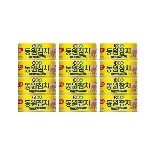 상품 이미지: 동원 DHA참치 150g, 4입, 3개 (총 12개)