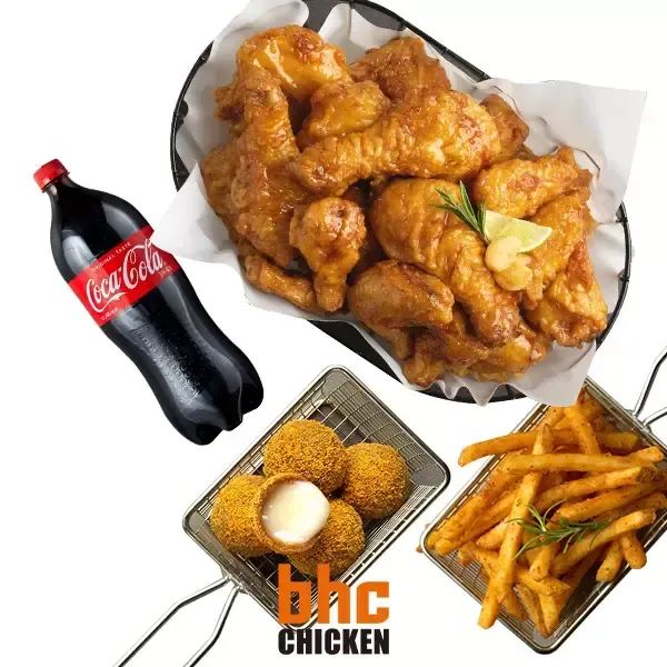 상품 이미지: [BHC] 골드킹 콤보+뿌링치즈볼+케이준프라이+콜라1.25L