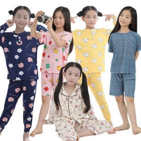 상품 이미지: 10%+4% 끝장세일 혜택가 4650원~ 아동 봄맞이 잠옷/상하세트 등 데일리 파자마 쟁여템 특가 반팔잠옷 추가