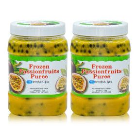 상품 이미지: 신정푸드 냉동 패션후르츠 퓨레 100% 원액 무보존료 무설탕 1kg x 2개