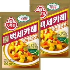 상품 이미지: 오뚜기 백세카레 과립형 약간매운맛, 100g, 2개