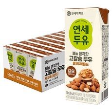 상품 이미지: 연세두유 뼈를 생각한 고칼슘 호두 앤 아몬드, 190ml, 24개