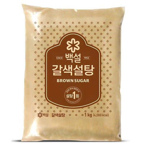 상품 이미지: 백설 갈색설탕, 1kg, 1개