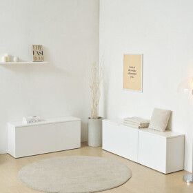 상품 이미지: 올리 슬림형 벤치수납장 다용도 벤치형 수납장