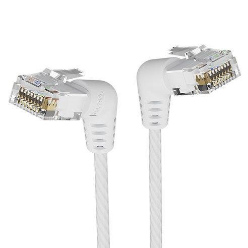상품 이미지: 벤션 CAT6A UTP 360도 회전꺽임형 울트라슬림 초고속 기가 랜선 화이트 IBOW