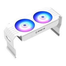 상품 이미지: 쓰리알시스템 빙하 D50 ARGB 램 쿨러, 3RSYS D50(WHITE), 1개