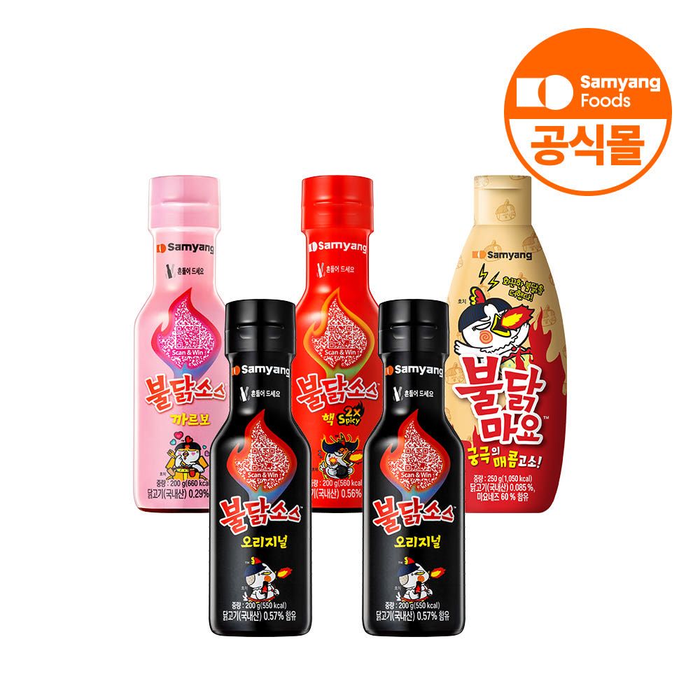 상품 이미지: [삼양식품] 불닭소스 2개  (오리지널/까르보불닭/핵불닭/