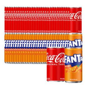 상품 이미지: 코카콜라+환타오렌지 190ml 60캔 (각 30캔)