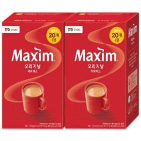 상품 이미지: 맥심 오리지날 커피믹스 170Tx2개 총340T