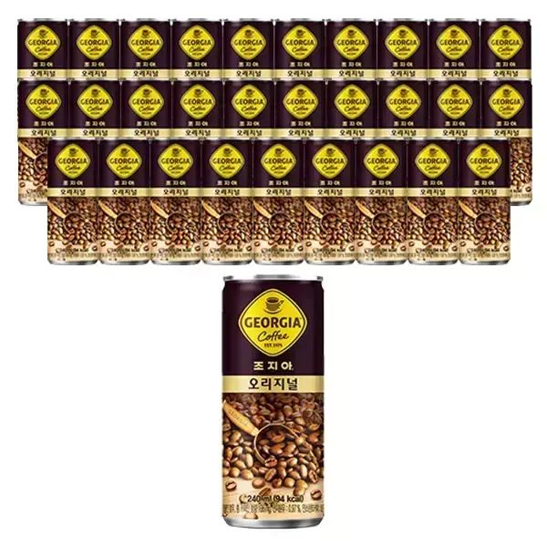 상품 이미지: 조지아 오리지널, 240ml, 30개