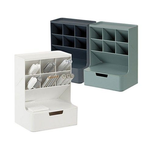 상품 이미지: 리템 하이브 데스크오거나이저, 화이트, 1개