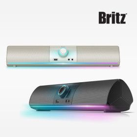 상품 이미지: 브리츠 BZ-T1BT 블루투스 컴퓨터 사운드바 PC 스피커 2채널 10W출력 USB전원 헤드셋마이크