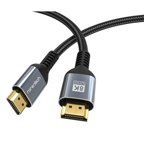 상품 이미지: 로랜텍 8K UHD 울트라 듀얼 모니터 HDMI v2.1 케이블