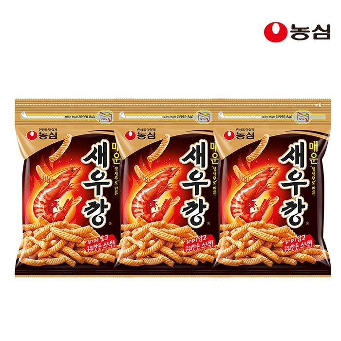 상품 이미지: 농심 매운새우깡(400g x 3개)