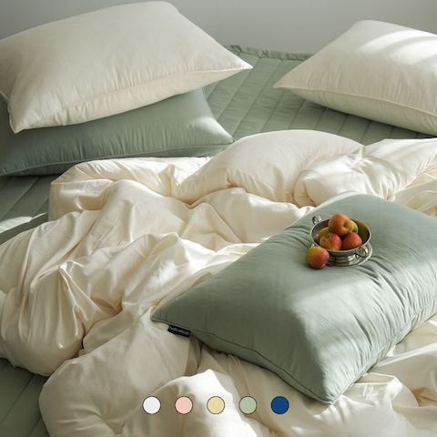 상품 이미지: [10%쿠폰] NEW 카스테라 워싱 옥수수솜 여름/간절기/사계절 차렵이불세트-43컬러