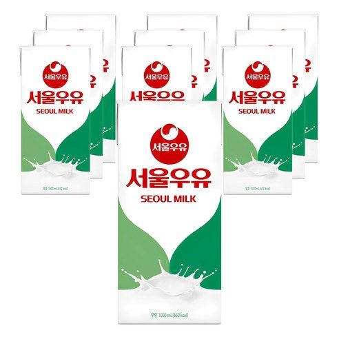 상품 이미지: 서울우유 멸균 흰우유, 1L, 10개