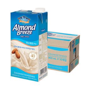 상품 이미지: 매일유업 아몬드브리즈 두유 언스위트 (950ml 10팩)