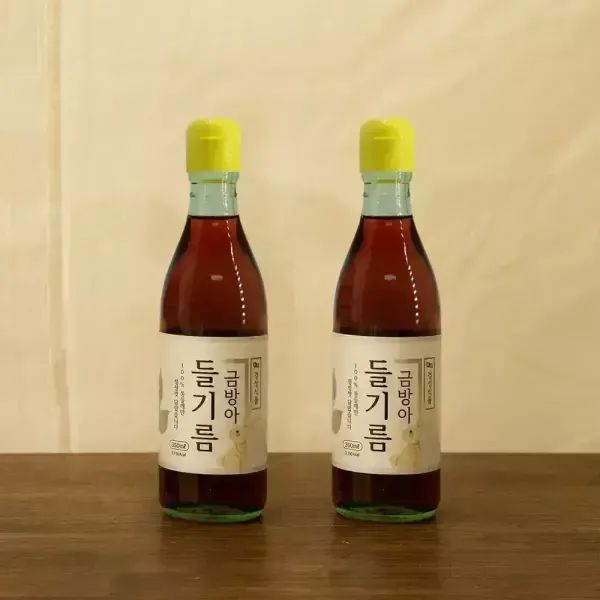 상품 이미지: 통들깨 100% 고소한 금방아 들기름 350ml+350ml