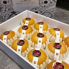 상품 이미지: 명절 나주배 신고배 선물세트 7.5kg(특품) 1박스 보자기 안전포장 25년 국산 배