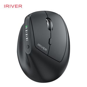 상품 이미지: 아이리버 EV35c 항균 인체공학 무소음 블루투스 무선 버티컬 마우스 블랙