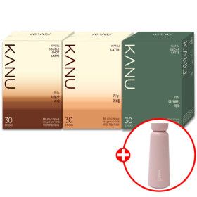 상품 이미지: 맥심 카누 라떼 60T(30T+30T) 외 3종 골라담기+시그니처 오브제 텀블러