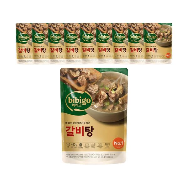 상품 이미지: CJ 비비고 갈비탕 400g, 10개