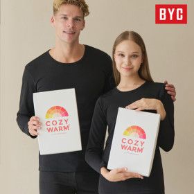 상품 이미지: (15+7%쿠폰) BYC 코지웜 겨울 내복 상하세트 내의/기모 발열 양모 성인 남성 여성 남자 여자 타이즈 군인