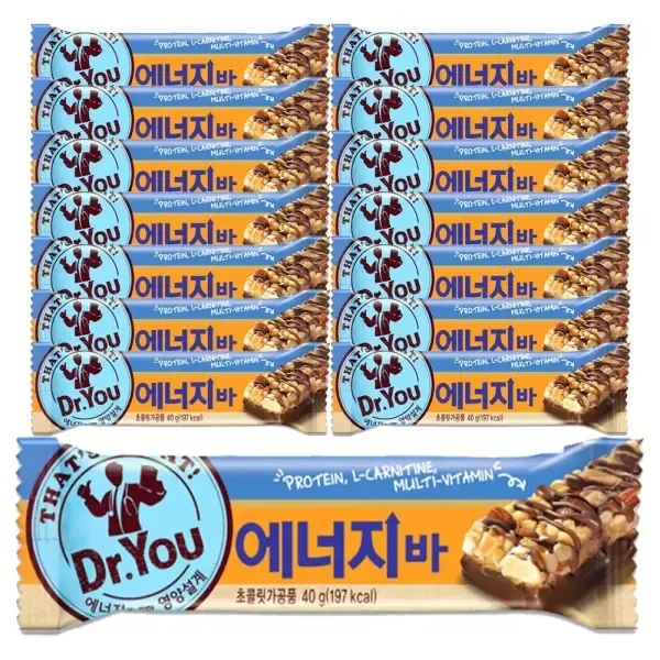 상품 이미지: 오리온 닥터유 에너지바 40g, 15개, 1개