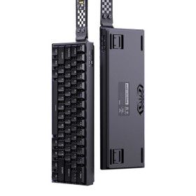 상품 이미지: 독거미 AULA MINI 60HE 무광 표준버전 무선 게이밍 기계식 키보드 3000mAh 풍운자석축 블랙