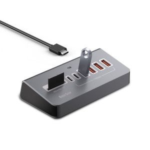 상품 이미지: 버티컬 C타입 USB 8in1 멀티 허브  SD카드 리더 가능