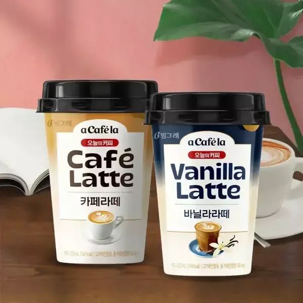 상품 이미지: 빙그레 오늘의커피 250ml 20입 카페라떼 / 바닐라라떼