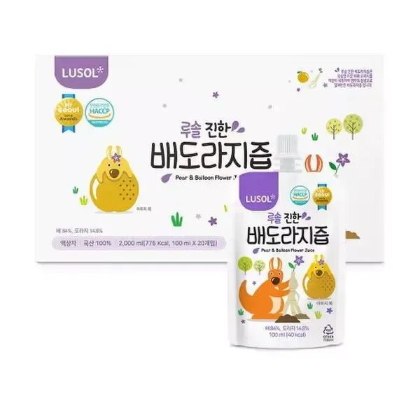 상품 이미지: [루솔](대전신세계) 진한 배도라지즙 120포(분할배송)