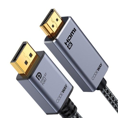 상품 이미지: 코드웨이 dp to hdmi 2.0 케이블