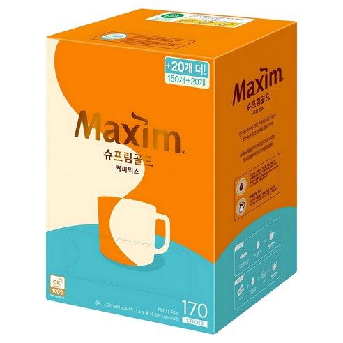 상품 이미지: 맥심 슈프림 골드 커피믹스
