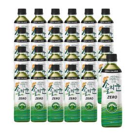 상품 이미지: 솔의눈 제로 500ml x 24pet 제로음료/솔의눈