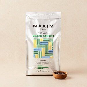 상품 이미지: 맥심 원두커피 싱글 오리진 브라질 산토스 1kg (N4)